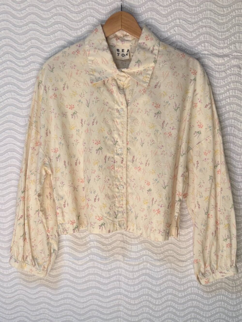 Beaton linen  Floral Bobbi Shirt